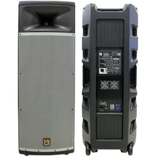 Charger l&#39;image dans la galerie, 2 MR DJ PRO215BT Professional Dual 15&quot; Full Range Powered Speaker 2&quot; Display