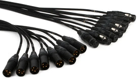 Mogami GOLD 8 XLR-XLR-05 8-channel XLR Male to XLR Female Snake Cable - 5 foot