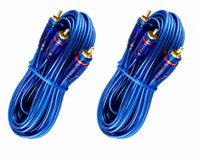 Charger l'image dans la galerie, 20 Pack MK Audio KABC20B 20 ft Digital Audio Coaxial Cable Gold-Plated RCA Male to RCA Male S/PDIF Cable
