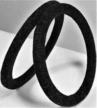 Load image into Gallery viewer, 2 Absolute SP12 12" Woofer Ring Spacer BLACK Carpet