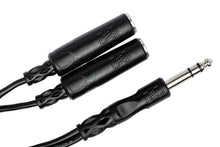 Charger l&#39;image dans la galerie, Hosa YPP-118 Y Cable, 1/4 in TRS to Dual 1/4 in TRSF