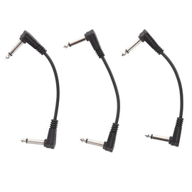 Mogami PP PEDAL RR 0.5 3PK Pure Patch Right Angle to Right Angle Pedal Cable