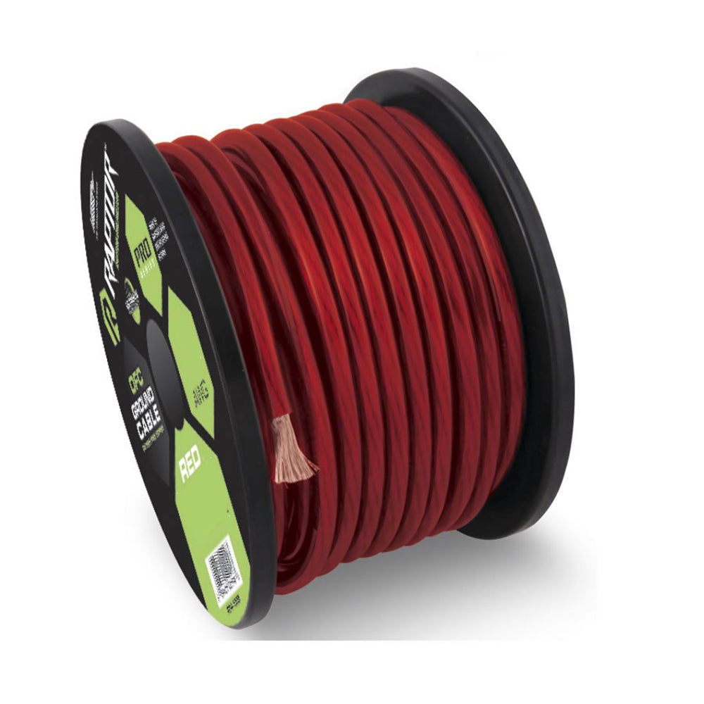 Raptor R5R4-100 100ft 4AWG Red OFC Pro-series Power Cable
