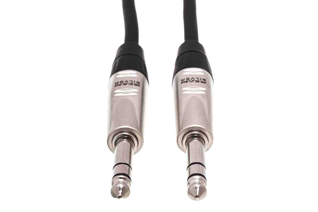 Hosa HSS-003 Pro Balanced Interconnect Cable, REAN 1/4 in TRS to Same - 3 Feet