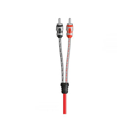 Cerwin Vega RV1 VEGA Series 2-Channel Dual Twisted RCA cable w/dual molded ends 1ft