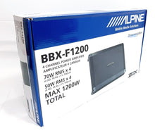 Load image into Gallery viewer, Alpine BBX-F1200 4-Ch &amp; BBX-T600 2-Ch 1800W Max High Power Car Amplifier Package