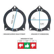 Load image into Gallery viewer, Metra 82-8601 Speaker Plate - Compatible Fits for Select BMW, Porsche, Range Rover, Tesla