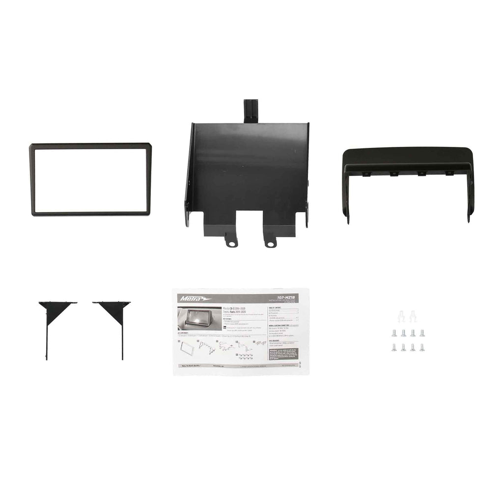 Metra 107-MZ1B Double DIN Stereo Dash Kit - Compatible Fits for MAZDA CX-3 2016-2020 / TOYOTA YARIS 2019-2020
