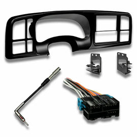 American International Single/Double DIN Kit for 99-02 GM Trucks Install Package