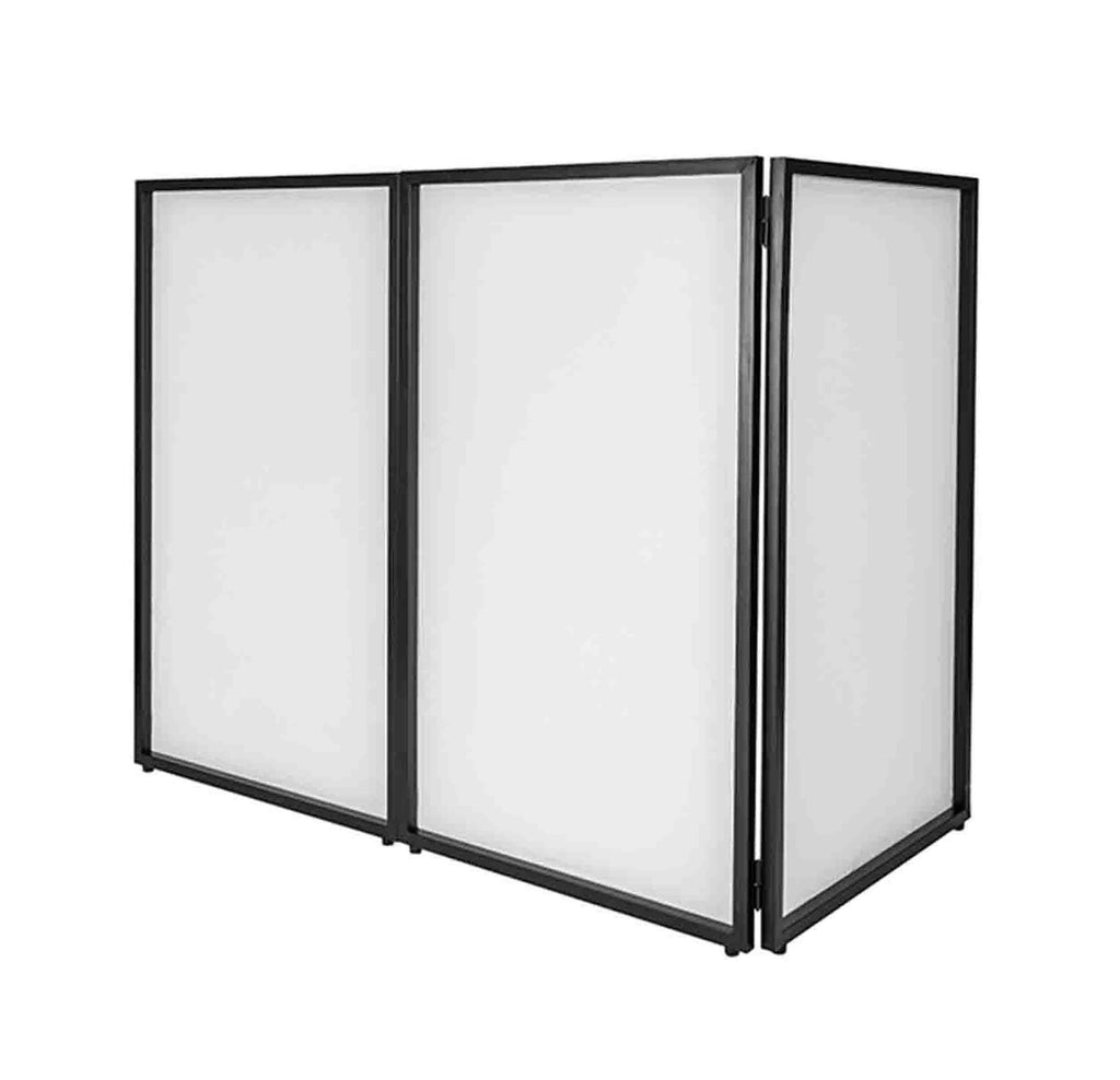 Headliner Santa Monica Portable DJ Facade with 2 WaferPar HEX 5 MKII Low Profile Wash Lights