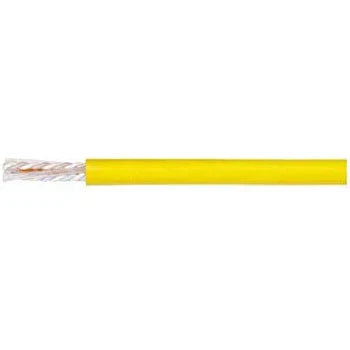 Cat6 Ethernet Cable 23AWG 600Mhz UL Bare Solid Copper Wire UTP 1000' Yellow