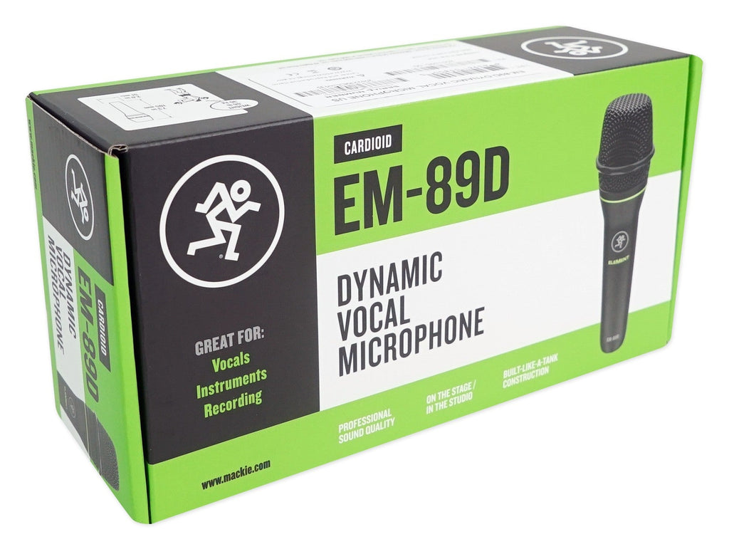 Mackie EM-89D EleMent Series Dynamic Vocal Microphone