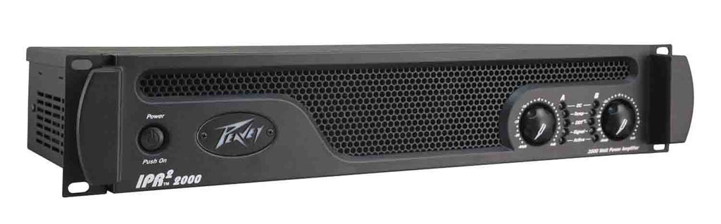 Peavey IPR 2 2000 2-Channel Lightweight 2000W Power Amplifier + 2 PV25 Speaker Cable