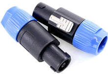 Load image into Gallery viewer, MR DJ USA SPMH2 2-Pack 4-Pole Speakon Male Speaker Cable Connectors
