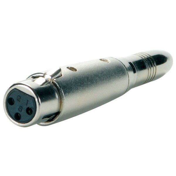 8 MR DJ QTXLRF1 XLR Female to 1/4" Stereo Female Adapter Converter Gender Audio Coupler