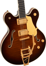 Load image into Gallery viewer, Gretsch 2400781831 Broadkaster LX Figured Semi-hollowbody Electric Guitar - Havana Burst