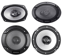 Charger l&#39;image dans la galerie, 2 Kenwood KFC-6966S 6x9&quot; 800W + KFC-1666S 6.5&quot; 600W Car Audio Coaxial Speakers