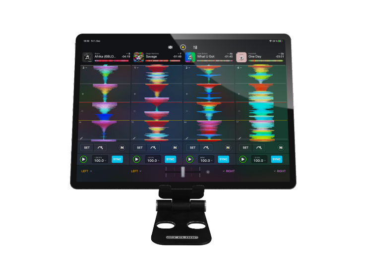 Reloop SMART-DISP-STAND-MK2 Smart Display Stand MK2 Adjustable and Foldable for Smartphones & Tablets