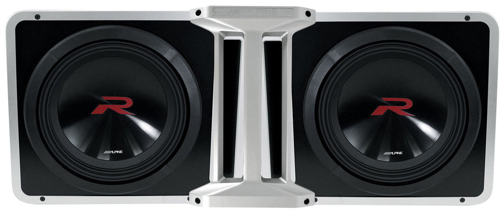 2 Alpine R2-SB10V Loaded 10" Ported Subwoofer Enclosure Box + KTX-H10 Link Kit