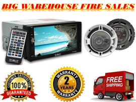 Absolute DD-3000 7-Inch Double Din DVD / CD / MP3 / USB  With 6.5