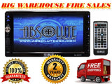 Absolute DD-4000AT 7-Inch Double Din DVD / CD / MP3 / USB & TOUCH Screen