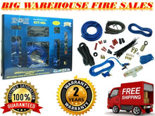 Load image into Gallery viewer, Absolute KIT4B&lt;br/&gt; Blue Marine 4 Gauge 2000W Boat Amplifier Complete Installation Amp Kit Power Wiring