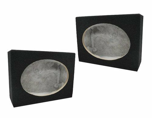 2 Absolute SQ6X9 Single 6x9" Individual Square Speaker Box with Terminal