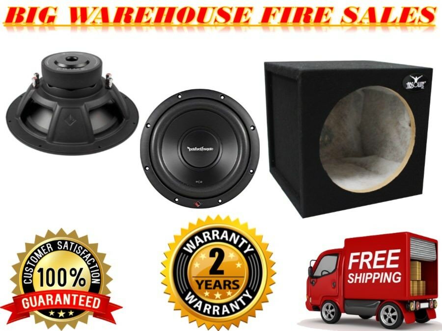 Rockford Fosgate R2D4-12 12" Subwoofer 500W + SS12 Enclosure Bass Package