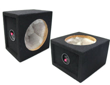 Charger l&#39;image dans la galerie, Absolute USA SQ6.5PKB 6.5&quot; Square Empty Box Speakers, Set of Two (Black)