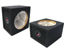 Load image into Gallery viewer, Absolute USA SQ6.5PKB 6.5&quot; Square Empty Box Speakers, Set of Two (Black)