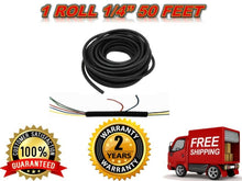 Load image into Gallery viewer, Absolute SLT14 50&#39; 50 feet 1/4&quot; split loom wire tubing hose cover auto home marine