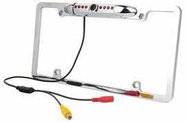 For Pioneer AVIC-5200NEX Night Vision Color Rear View Camera Chrome Silver Frame