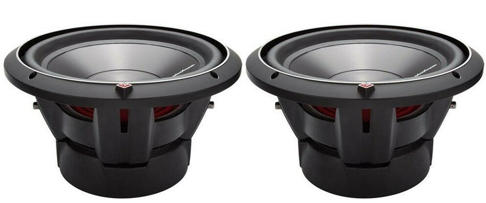 2 Rockford Fosgate P3D2-10 Punch P3 DVC 2 Ohm 10" 1000W 2-Ohm Subwoofer