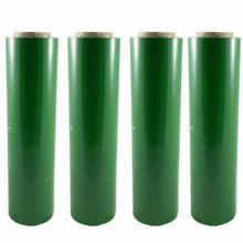 Charger l&#39;image dans la galerie, Absolute USA 4 Rolls clear green 18&quot;, 6000 SQ feet, 3&quot; core, 80 gauge industrial plastic film shrink wrap