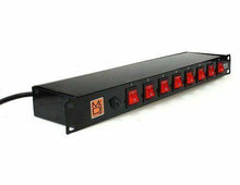 Charger l&#39;image dans la galerie, MR DJ PSC250 Power Switcher Surge Protectors &lt;br/&gt;Rack Mountable 8 Port Power Switcher Surge Protectors ON / OFF Power Center