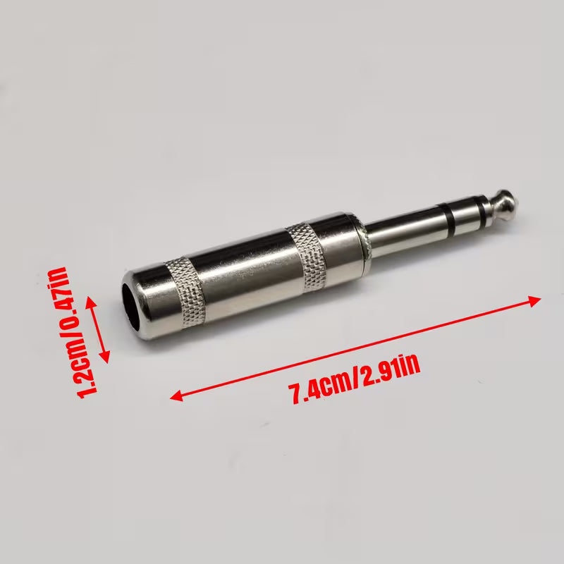 MR DJ QMH4 2 Pair 1/4" Mono Male Speaker Cable Connectors