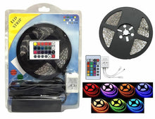 Load image into Gallery viewer, MR DJ LED STRIP RGB Color LED Ribbon Kit with Power Plug Remote