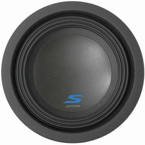 Alpine S-W8D2 Car Subwoofer<br/> 900W Max, 300W RMS 8" S-Series Dual 2 Ohm Car Subwoofers