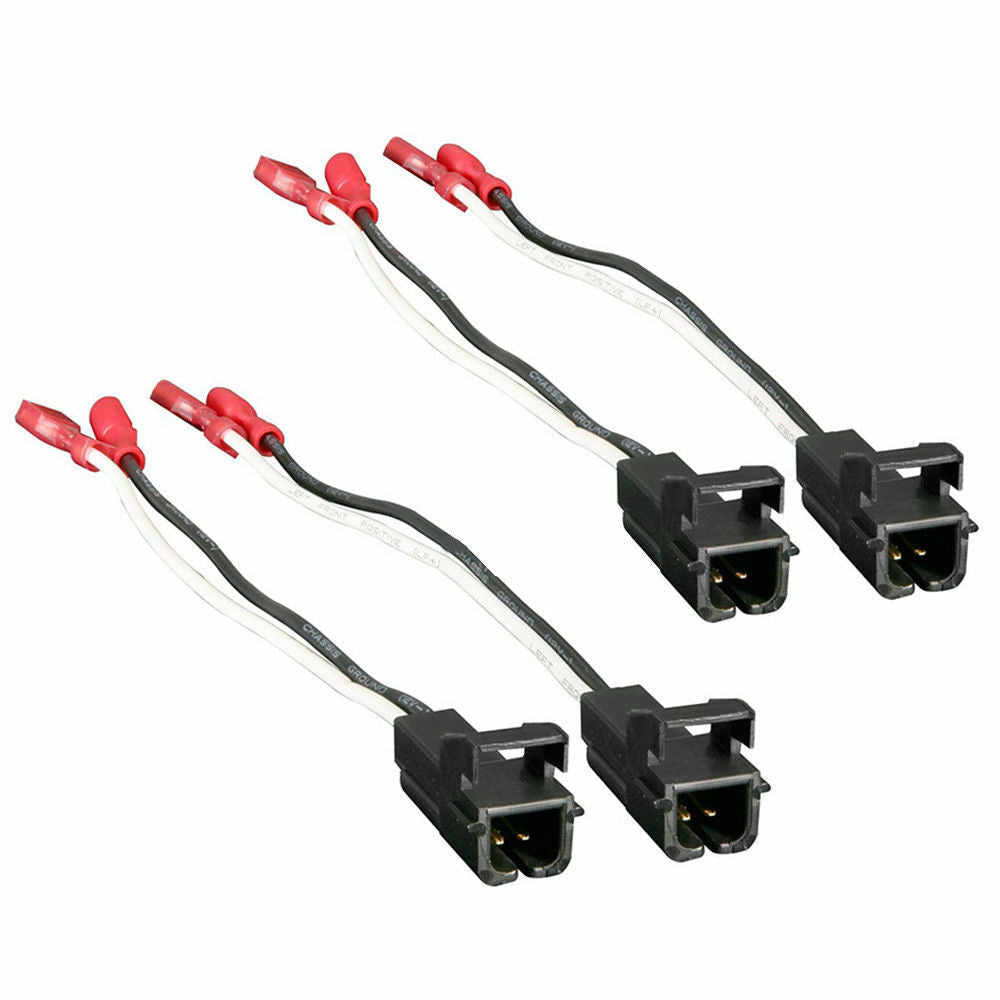 4 Metra 72-4568 GM Speaker Plug Wire Harness Speakers Replace Factory