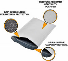 Charger l'image dans la galerie, BM Paper 100 Pack 12.5" X 19" #6 Poly Bubble Mailers Envelopes Padded Shipping Bags