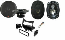 Charger l'image dans la galerie, Fits Honda Accord 2003-2007 1-Din Installation Kit + Cerwin-Vega Front &amp; Rear Speakers