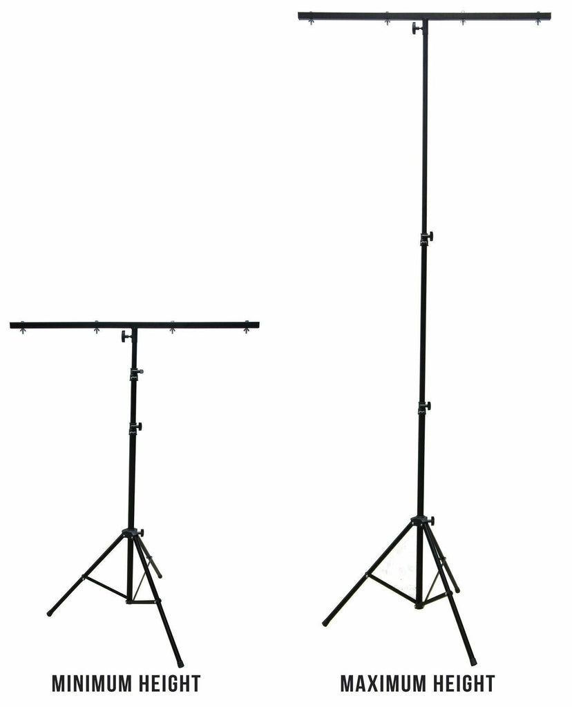 9' Lighting Tripod Portable Stage T-Bar Light Stand Cross Bar FS-adapter