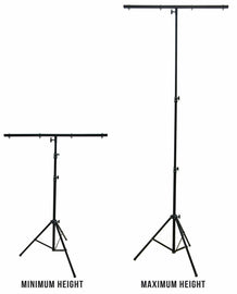 9' Lighting Tripod Portable Stage T-Bar Light Stand Cross Bar FS-adapter