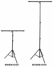 Load image into Gallery viewer, MR DJ LS-100 9 FT Pro DJ Lighting Tripod &amp; T-Bar Portable Light Stand