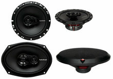 Charger l&#39;image dans la galerie, Rockford Fosgate R169X3 6x9&quot; 260W 3 Way + R165X3 6.5&quot; 3 Way Car Speakers Coaxial