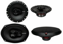 Charger l&#39;image dans la galerie, Rockford Fosgate R169X3 6x9 260W 3 Way + R1675 6.75&quot; 2Way Car Speakers Coaxial