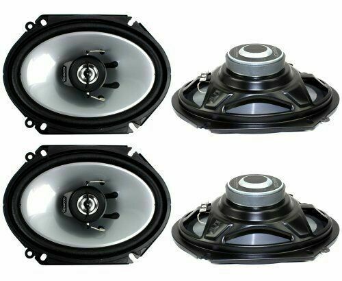 4 Kenwood Car KFCC6866S 6x8" 500 Watt 2-Way Car Audio Coaxial Speakers Stereo