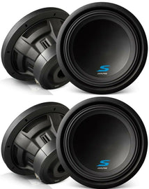 2 Alpine S-W12D4 Car Subwoofer<br/>1800W Max (600W RMS) 12