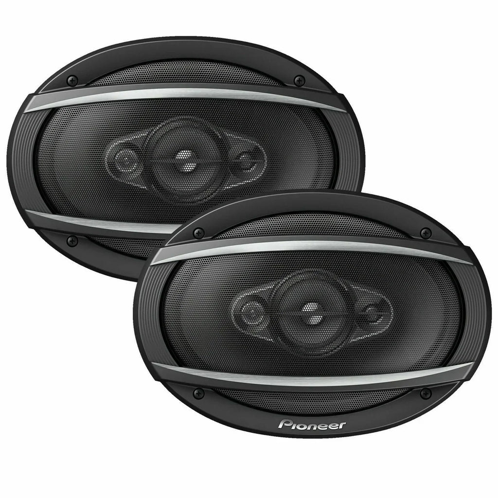 Pioneer TS-A6960F 450W 4-Way 6x9 Stereo Coaxial Speakers, 4-Ohm, Set of 2 Pairs