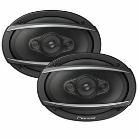Pioneer TS-A6960F 450W 4-Way 6x9 Stereo Coaxial Speakers, 4-Ohm, Set of 2 Pairs